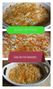 Delicious Cheesy Potatoes Recipe {Using Only Four Ingredients}